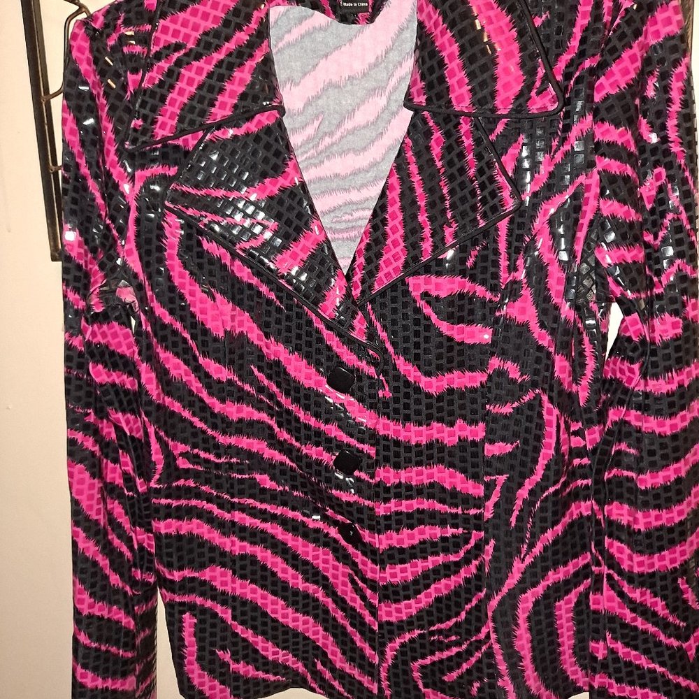 Pink and Black Sequin Jacket